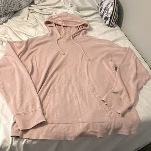 PD&C XL mens 100% cotton hooded long sleeved shirt